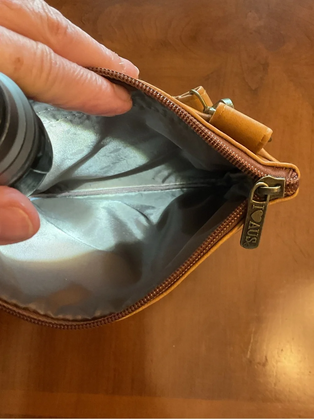 Women's Two-Tone Brown/Tan Shoulder Bag
